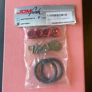 JDM Quick Release Fasteners for Car Bumpers Trunk Fender Hatch Lids Kit